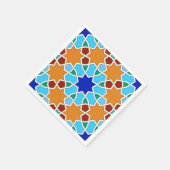 Islamisches geometrisches Muster Serviette (Ecke)