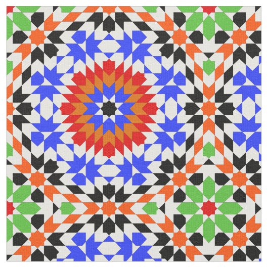 Islamisches geometrisches Muster Stoff (Nahaufnahme)