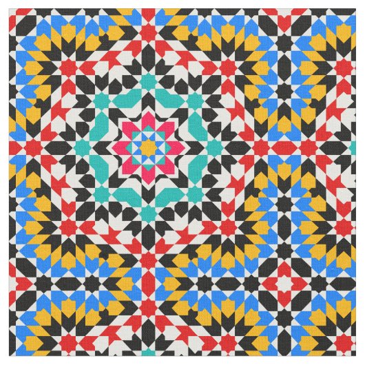 Islamisches geometrisches Muster Stoff (Nahaufnahme)