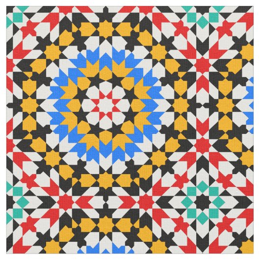 Islamisches geometrisches Muster Stoff (Nahaufnahme)
