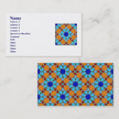 Islamisches geometrisches Muster Visitenkarte (Vorne/Hinten)