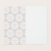Islamisches geometrisches Muster Visitenkarten (Innenseite Aufgefaltet)