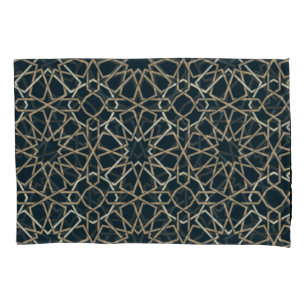 Islamisches geometrisches Musterdesign Abstract Kissenbezug