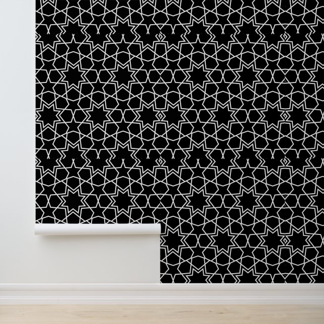 Islamisches geometrisches Musterdesign - Einzigart Tapete (Anwendung)