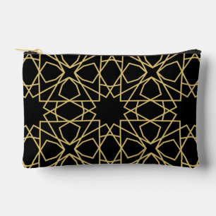 Islamisches geometrisches Musterdesign Vintage  Zubehörtasche