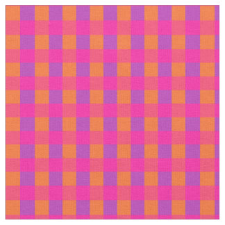 Islamisches helles rosa orange Karo-Muster Stoff