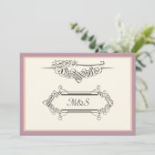 Islamisches Hochzeits-Verlobung bismillah laden Einladung (Stehend Vorderseite)