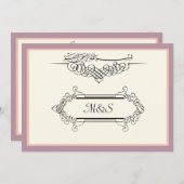 Islamisches Hochzeits-Verlobung bismillah laden Einladung (Vorne/Hinten)