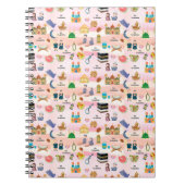 Islamisches Kinder Notizbuch – Buntes Eid und Rama Notizblock (Vorderseite)