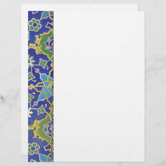 Islamisches Kunstpapier (Vorne/Hinten)