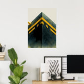 Islamisches Mekka Poster (Heimbüro)