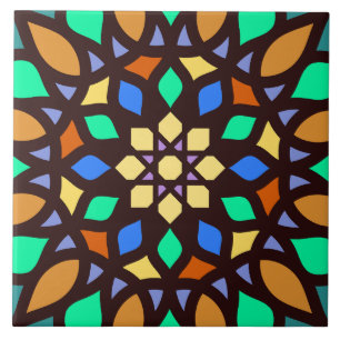 islamisches Mosaik geometrisches Muster Fliese