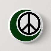 Islamisches moslemisches Symbol mit Button (Vorderseite)