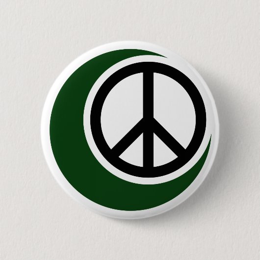 Islamisches moslemisches Symbol mit Button (Vorderseite)