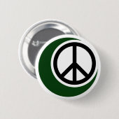 Islamisches moslemisches Symbol mit Button (Vorne & Hinten)