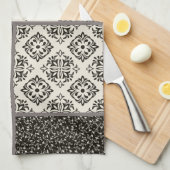 Islamisches Muster aus Keramik Geschirrtuch (Viertel Falte)