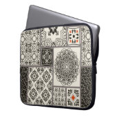 Islamisches Muster aus Keramik Laptopschutzhülle (Vorderseite Links)