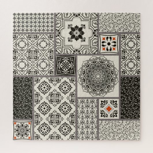 Islamisches Muster aus Keramik Puzzle (Vertikal)
