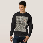 Islamisches Muster aus Keramik Sweatshirt (Vorne ganz)