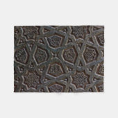 Islamisches Muster Fleecedecke (Vorderseite (Horizontal))