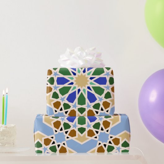 Islamisches Muster Hintergrund Geschenkpapier (Partygeschenke)