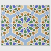 Islamisches Muster Hintergrund Geschenkpapier (Flach)