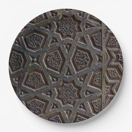 Islamisches Muster Pappteller (Vorderseite)