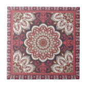 Islamisches Muster Rosa Keramik Tile Fliese (Vorderseite)