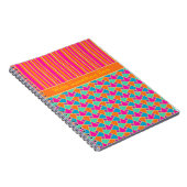 Islamisches Muster und Stripes-SpiralNotebook Notizblock (Rechte Seite)