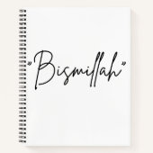Islamisches Notebook "Bismillah" - Faithful Beg Notizblock (Vorderseite)