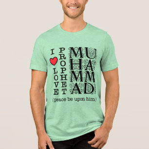 Islamisches T-Shirt Muslimische Kleidung Halal Bes Tri-Blend Shirt