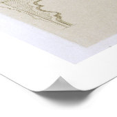 Islamisches und maurisches Bogen für Balkone, wi Poster (Ecke)