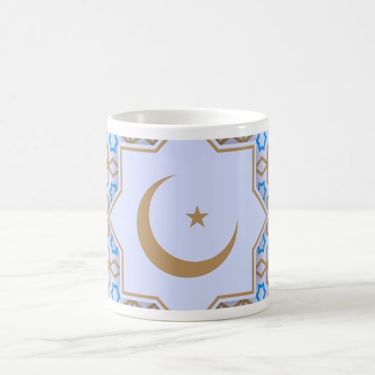 islamitisches geometrisches Muster Kaffeetasse (Mittel)