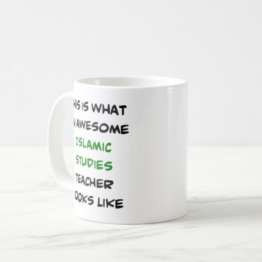 Islamlehrer, phantastisch kaffeetasse (Vorderseite Links)
