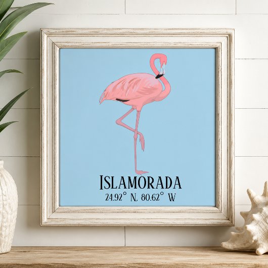 Islamorada FL Keys Breitengrad Längengrad Strandha Fliese