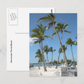 Islamorada Florida Beach Postkarte (Vorne/Hinten)