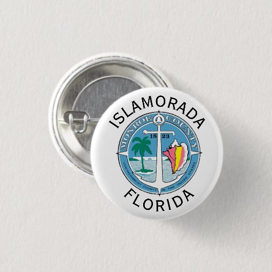 Islamorada - Florida Keys Button (Vorne & Hinten)