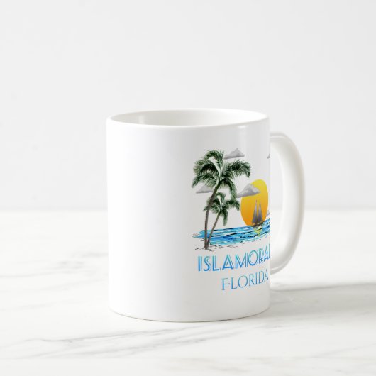 Islamorada Florida Keys Kaffeetasse (VorderseiteRechts)