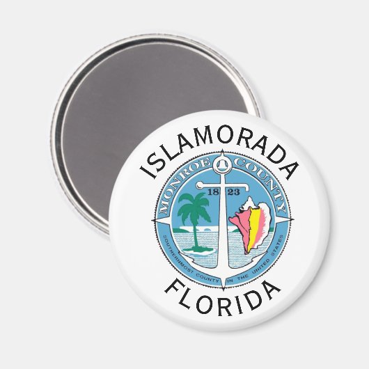 Islamorada - Florida Keys Magnet (Vorderseite/Rückseite)