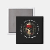 Islamorada Florida Keys Pirate Skull Magnet (Vorderseite/Rückseite)
