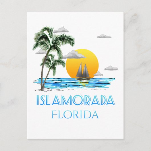 Islamorada Florida Keys Postkarte (Vorderseite)