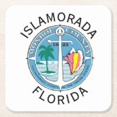 Islamorada - Florida Keys Rechteckiger Pappuntersetzer (Vorderseite)