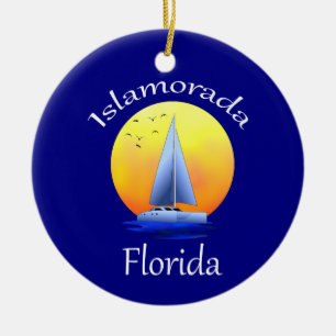 Islamorada Florida Keys Segeln Keramik Ornament