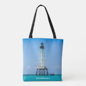 Islamorada Florida Lighthouse Foto Tasche (Rückseite)