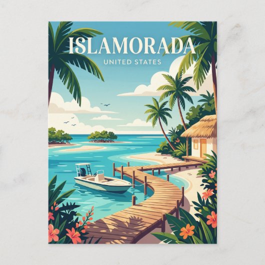 Islamorada Florida Postkarte (Vorderseite)