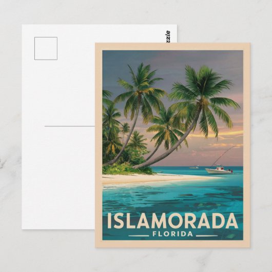 Islamorada Florida Postkarte (Vorne/Hinten)
