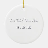 Islamorada Florida Retro Sunset Beach Souvenir 80e Keramik Ornament (Hinten)