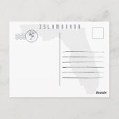 Islamorada Florida Retro Sunset Beach Souvenirs Postkarte (Rückseite)