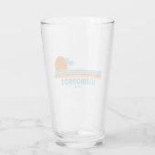 Islamorada Florida Sun Palm Trees Glas (Rückseite)