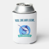 Islamorada - "Hook' Line and Legend" Bier Cooler Dosenkühler (Kanne Rückseite)